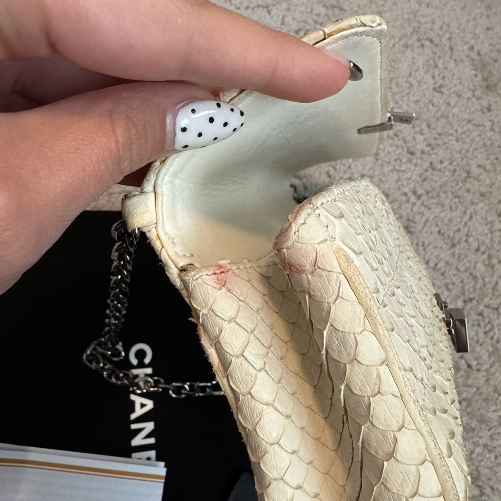Chanel Exotic Python Shoulder Bag! - image 9